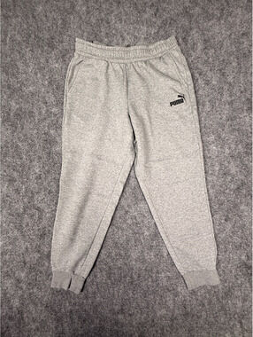 Puma Men's Gray Fleece Sweatpants XL